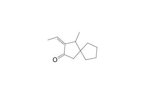 Spiro[4.4]nonan-2-one, 3-ethylidene-4-methyl-, (Z)-