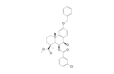 12-BENZYLOXY-6-ALPHA-(3'-CHLOROBENZOYLOXY)-7-ALPHA-HYDROXY-PODOCARPA-8,11,13-TRIEN-19-OATE