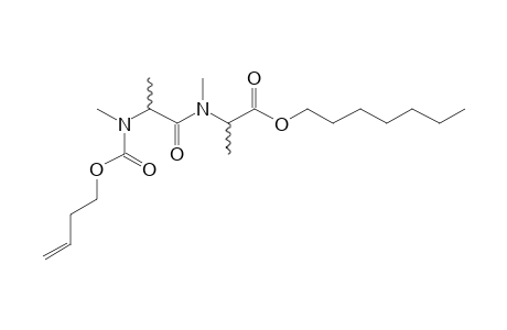 dl-Alanyl-dl-alanine, N,N'-dimethyl-N'-(byt-3-en-1-yloxycarbonyl)-, heptyl ester