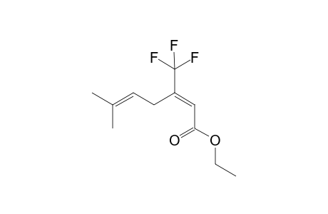 (E)-Ethyl 3-trifluoromethyl-6-methylhepta-2,5-dienoate