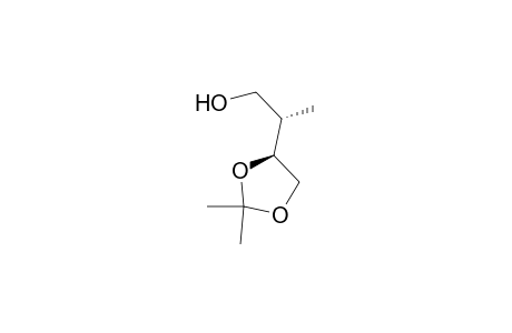 (2S)-2-[(4S)-2,2-dimethyl-1,3-dioxolan-4-yl]-1-propanol