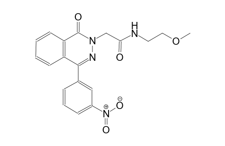 N-(2-methoxyethyl)-2-(4-(3-nitrophenyl)-1-oxo-2(1H)-phthalazinyl)acetamide