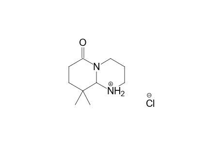 6H-Pyrido[1,2-a]pyrimidin-6-one, octahydro-9,9-dimethyl- hydrochloride