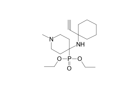 1-METHYL-4-DIETHOXYPHOSPHORYL-4-[(1-ETHYNYLCYCLOHEXYL)AMINO]PIPERIDINE