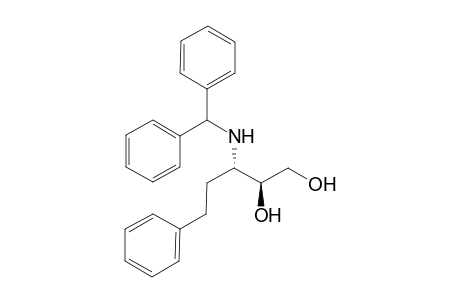 (2S,3S)-3-(benzhydrylamino)-5-phenyl-pentane-1,2-diol