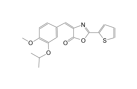 (4E)-4-(3-isopropoxy-4-methoxybenzylidene)-2-(2-thienyl)-1,3-oxazol-5(4H)-one