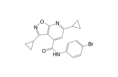 isoxazolo[5,4-b]pyridine-4-carboxamide, N-(4-bromophenyl)-3,6-dicyclopropyl-