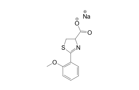 SODIUM-SALT-OF-2-(2'-METHOXYPHENYL)-4,5-DIHYDROTHIAZOLE-4-CARBOXYLIC-ACID