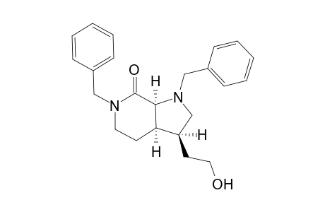 2,7-Dibenzyl-5-[2-(hydroxy)ethyl]-2,7-diazabicyclo[4.3.0]nonan-1-one