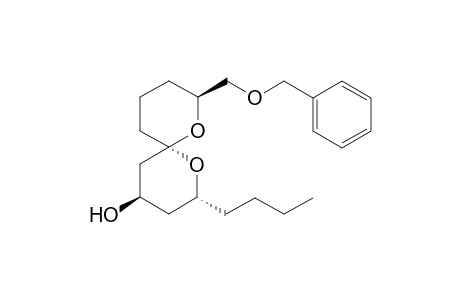 (2R,4R,6R,8S)-8-((Benzyloxy)methyl)-2-butyl-1,7-dioxaspiro[5.5]undecan-4-ol