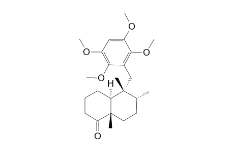 (1R,2R,4AS)-TRANS-DECAHYDRO-1-ALPHA-[(2,3,5,6-TETRAMETHOXYPHENYL)-METHYL]-1-BETA,2-BETA,4A-BETA-TRIMETHYL-NAPHTHALEN-5-ONE