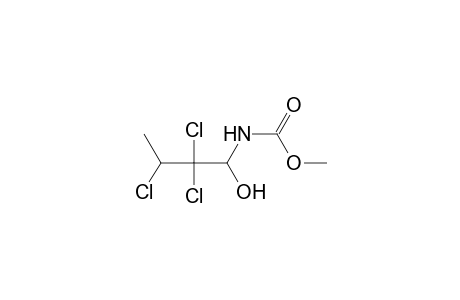 methyl 2,2,3-trichloro-1-hydroxybutylcarbamate