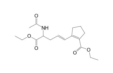 Ethyl (E)-2-Acetamido-5-(2-[(carboethoxy]cyclopen-1-en-1-yl)pent-4-enoate