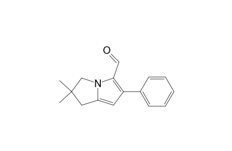 2,2-Dimethyl-6-phenyl-2,3-dihydro-1H-pyrrolizin-5-carbaldehyde