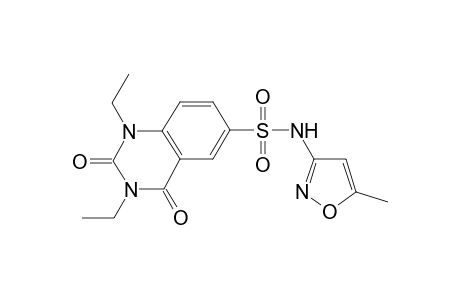 1,3-Diethyl-2,4-diketo-N-(5-methylisoxazol-3-yl)quinazoline-6-sulfonamide