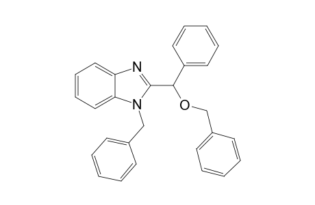 1-Benzyl-2-[(benzyloxy)(phenyl)methyl]-1H-1,3-benzodiazole
