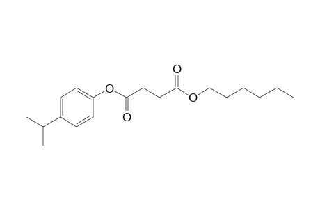 Succinic acid, hexyl 4-isopropylphenyl ester