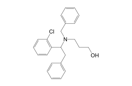 3-{[N-(.alpha.-<2'-Chlorophenyl>benzyl)]-N-benzyl]amino}-1-propanol
