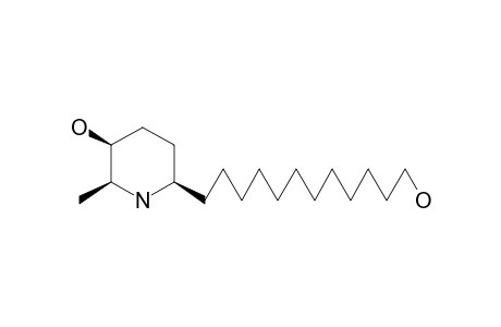 2-BETA-METHYL-3-BETA-HYDROXY-6-BETA-PIPERIDINEDODECANOL