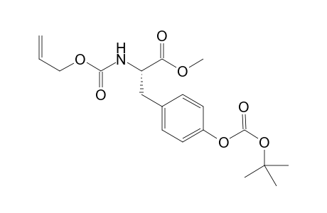 (S)-2-allyloxycarbonylamino-3-(4-tert-buytloxycarbonyl-phenyl)-propionic acid methyl ester
