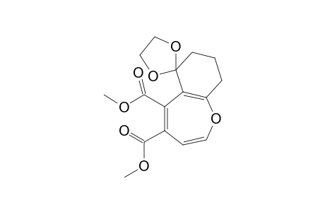 8,9-Dihydrospiro[benzo[b]oxepin-6(7H),2'-[1,3]dioxolan]-4,5-dicarboxylic acid-dimethylester