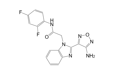 1H-benzimidazole-1-acetamide, 2-(4-amino-1,2,5-oxadiazol-3-yl)-N-(2,4-difluorophenyl)-