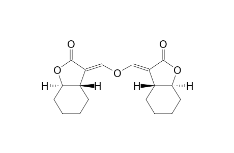 (E,E)-3,3'-(OXYDIMETHYLIDENE)BIS(TRANS-HEXAHYDRO-2(3H)-BENZOFURANONE)
