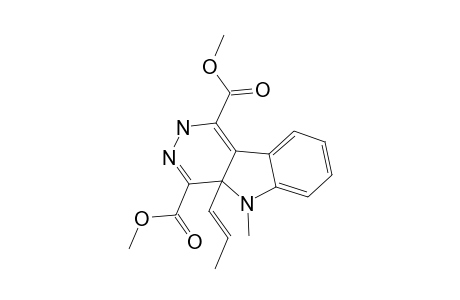 DIMETHYL-2,4A-DIHYDRO-5-METHYL-4A-(1-PROPENYL)-5H-PYRIDAZINO-[4,5-B]-INDOLE-1,4-DICARBOXYLATE