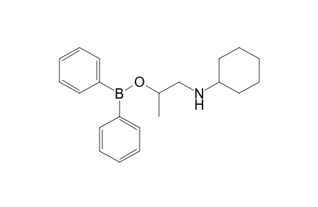 Diphenylborinic acid, 2-(cyclohexylamino)-1-methylethyl ester