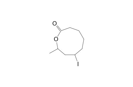 1-Oxa-7-iodo-9-methylcyclononan-2-one