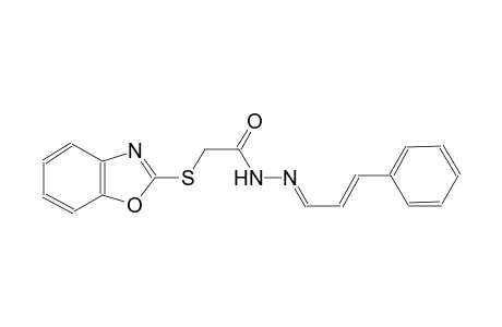 2-(1,3-benzoxazol-2-ylsulfanyl)-N-[(E)-[(E)-3-phenylprop-2-enylidene]amino]acetamide