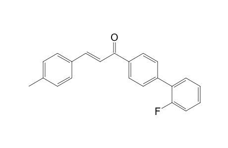 (E)-1-[4-(2-fluorophenyl)phenyl]-3-(4-methylphenyl)-2-propen-1-one
