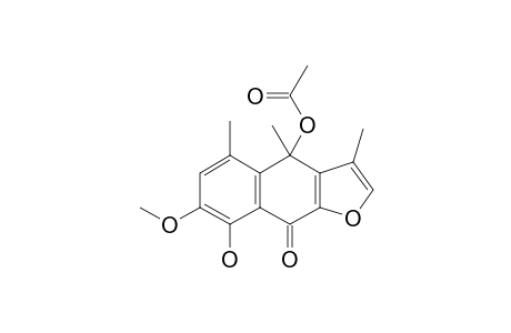 O-ACETYL-1-HYDROXY-2-METHOXY-1,2,3,4-DEHYDROCACALONE