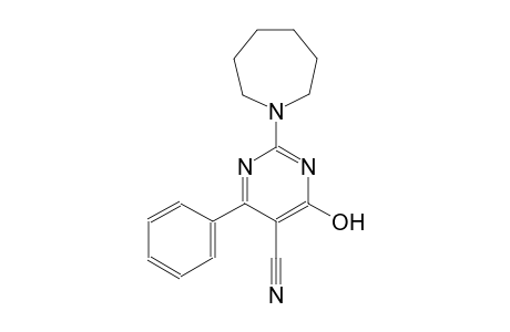 2-(1-azepanyl)-4-hydroxy-6-phenyl-5-pyrimidinecarbonitrile