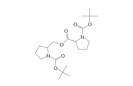 Proline, N-(t-butoxycarbonyl)-, [N-(t-butoxycarbonyl)pyrrolidin-2-ylmethyl ester]