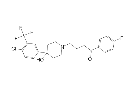 1-Butanone, 4-[4-[4-chloro-3-(trifluoromethyl)phenyl]-4-hydroxy-1-piperidinyl]-1-(4-fluorophenyl)-