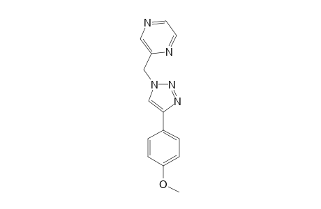 2-[[4-(4-METHOXYPHENYL)-1H-1,2,3-TRIAZOL-1-YL]-METHYL]-PYRAZINE