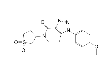 1H-1,2,3-triazole-4-carboxamide, 1-(4-methoxyphenyl)-N,5-dimethyl-N-(tetrahydro-1,1-dioxido-3-thienyl)-