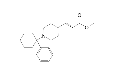 (E)-4-[1-[2-(Carbomethoxy)ethenyl]]phencyclidine