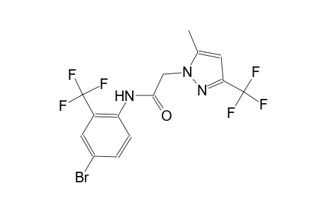 N-[4-bromo-2-(trifluoromethyl)phenyl]-2-[5-methyl-3-(trifluoromethyl)-1H-pyrazol-1-yl]acetamide