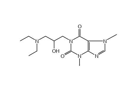 1-[3-(diethylamino)-2-hydroxypropyl]theobromine