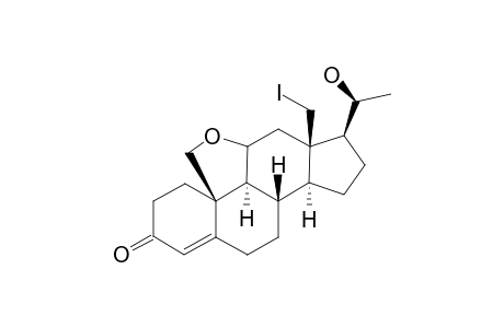 20-BETA-HYDROXY-18-IODO-11,19-OXIDO-PREGN-4-EN-3-ONE