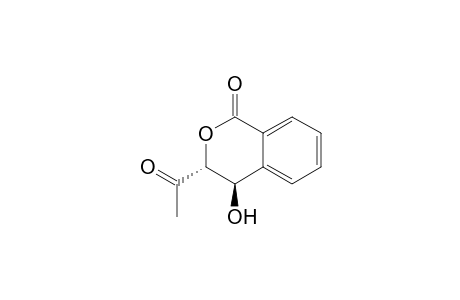 (3R,4R)-3-Acetyl-4-hydroxyisochroman-1-one