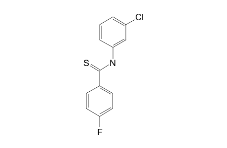 N-(3-chlorophenyl)-4-fluoro-thiobenzamide