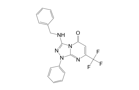 3-(Benzylamino)-1-phenyl-7-(trifluoromethyl)[1,2,4]triazolo[4,3-a]pyrimidin-5(1H)-one