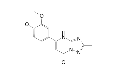 [1,2,4]triazolo[1,5-a]pyrimidin-7(4H)-one, 5-(3,4-dimethoxyphenyl)-2-methyl-