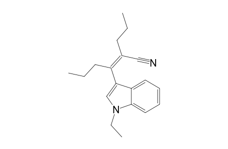 (z)-3-(1-Ethyl-3-indolyl)-2-propyl-2-hexenenitrile