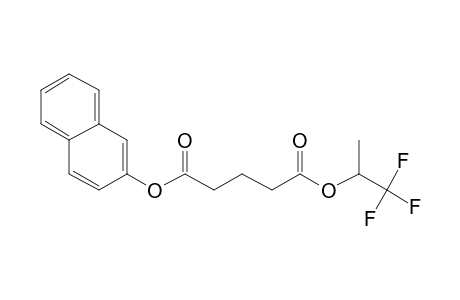 Glutaric acid, 1,1,1-trifluoroprop-2-yl 2-naphthyl ester