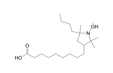 1-Pyrrolidinyloxy, 5-butyl-3-(8-carboxyoctyl)-2,2,5-trimethyl-