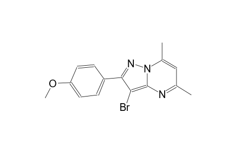 3-Bromo-2-(4-methoxy-phenyl)-5,7-dimethyl-pyrazolo[1,5-a]pyrimidine